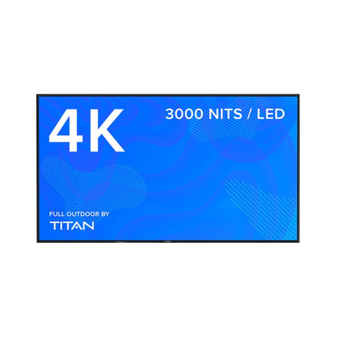 OPEN BOX 55 Inch Titan Full Sun Outdoor Commercial Smart TV 4K UHD (TC-TT) - Titan Outdoor TV