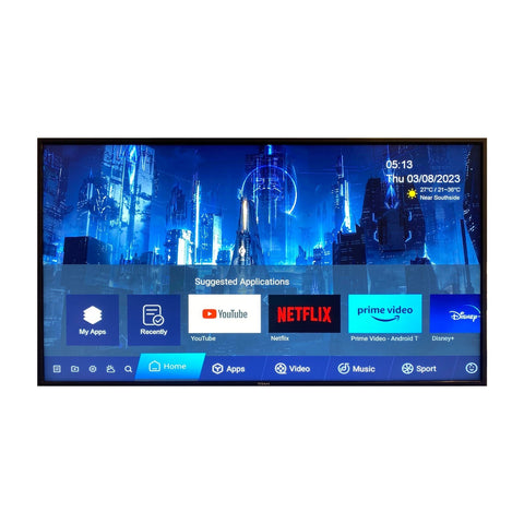 OPEN BOX 55 Inch Titan Full Sun Outdoor Commercial Smart TV 4K UHD (TC-TT) - Titan Outdoor TV
