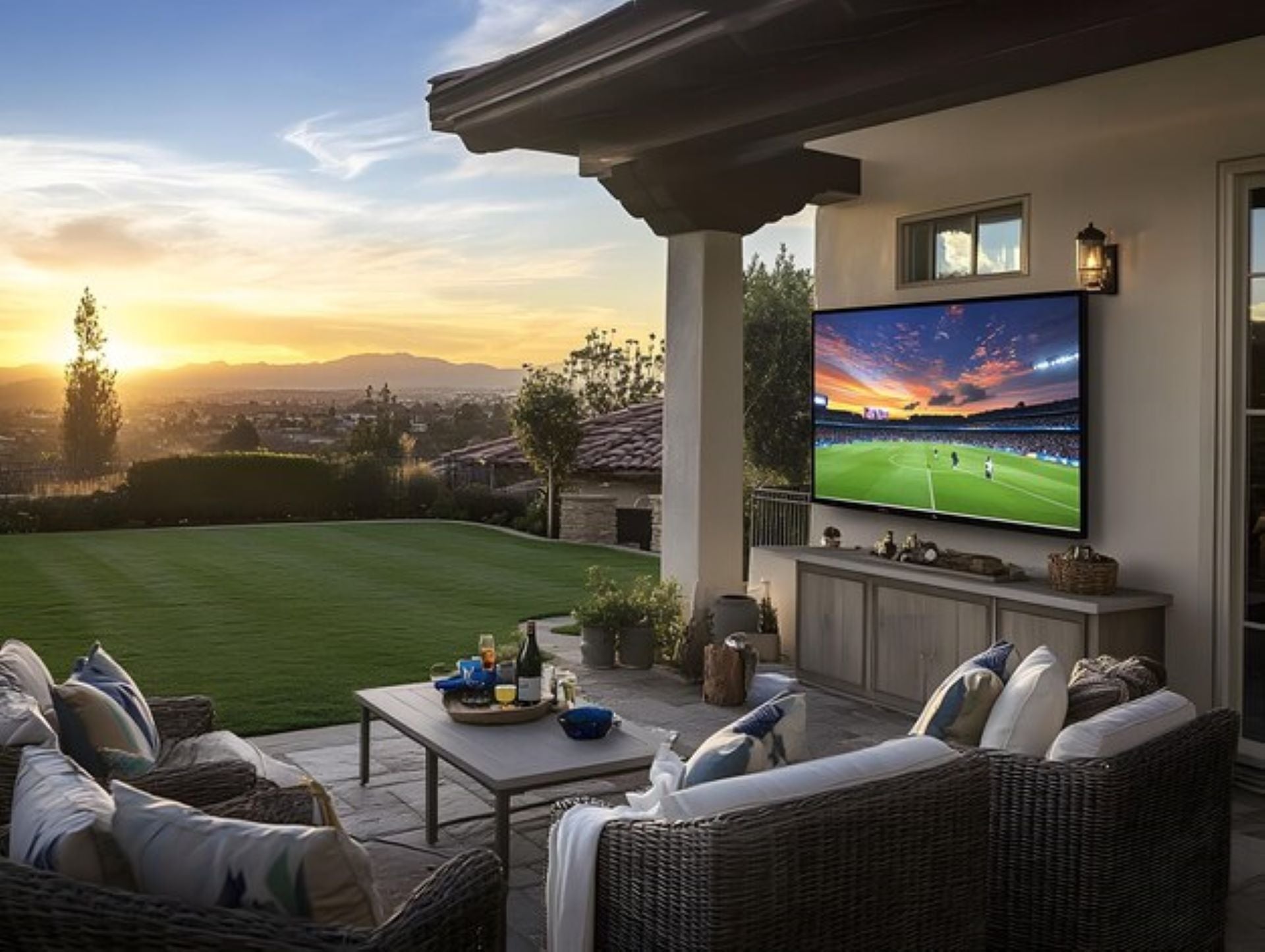 How to Deal With Glare on a Partial Sun Outdoor TV
