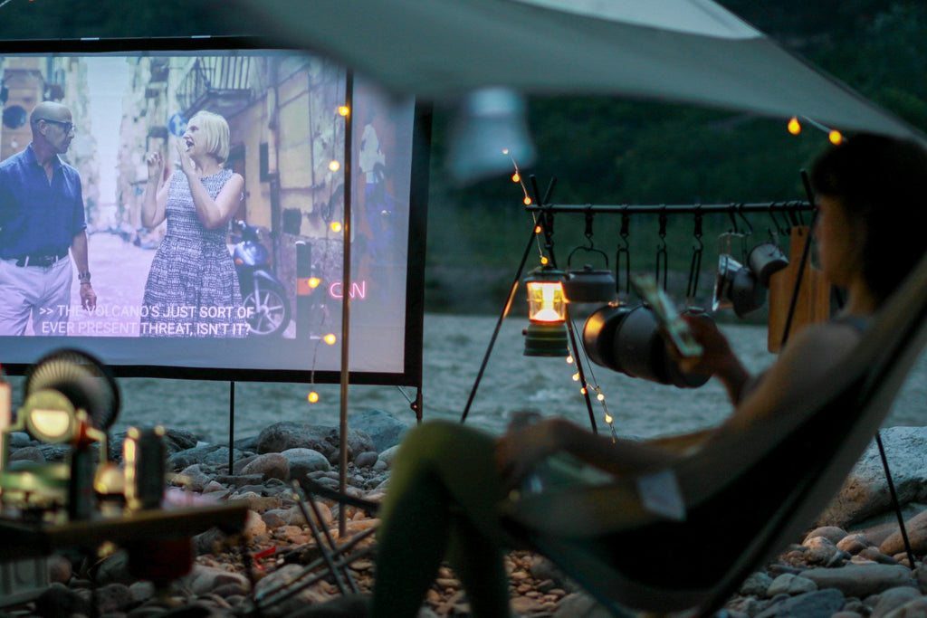 What Makes A Backyard TV Stand Out For Nighttime Viewing?