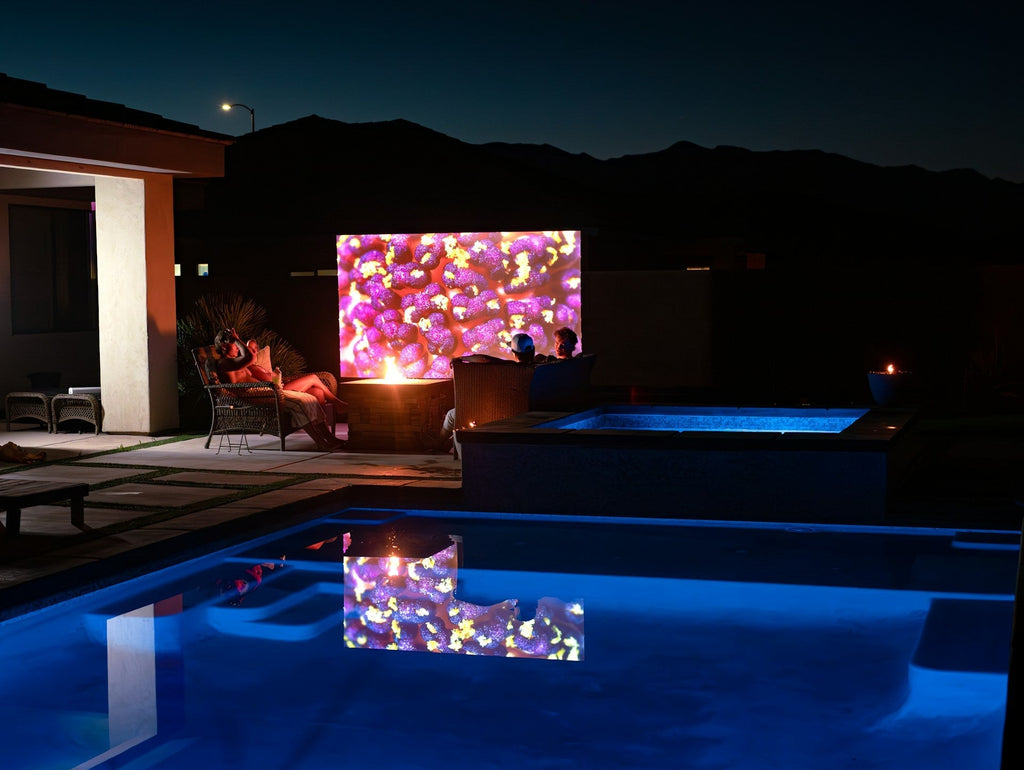 When a Pool Party TV Becomes the Center of Backyard Entertaining