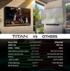 55 Inch Titan S300 Mini - LED Outdoor TV, Full Sun, IP65 Smart Weatherproof TV, 4K HDR, 120 Hz, Tizen AI OS, Up To 2500 Nits, Wi - Fi 5, HDR10+, Outdoor TV Cover, Slim Bezel, 2 Year Warranty - Titan Outdoor TV