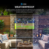 Titan L100 QNED Outdoor TV, Covered Patio, IP65 Smart Weatherproof TV, 4K HDR, 60 Hz, Web AI OS, Wi-Fi 5, Dolby Digital, Outdoor TV Cover, Slim Bezel, 2 Year Warranty