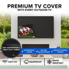 Commercial - Grade Titan Weatherproof Outdoor TV Full Sun QLED 4K Smart TV powered by Samsung Tizen SmartThings, Bonus: Premium Tv Cover - Titan Outdoor TV