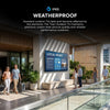 Commercial Titan Weatherproof Outdoor TV Full Sun QNED 4K Smart TV powered by LG WebOS, Bonus: Premium Tv Cover + Roku Stick - Titan Outdoor TV