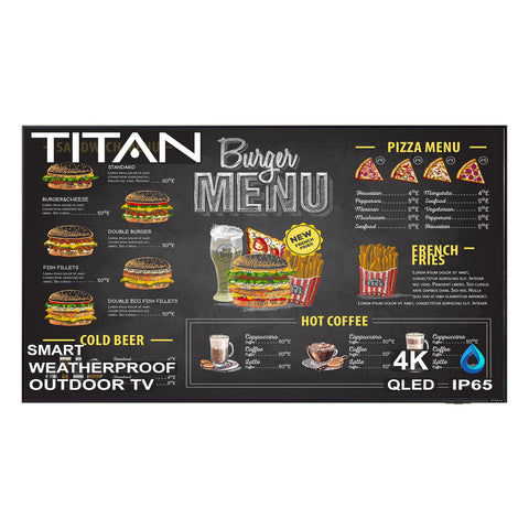 Titan Commercial Full Sun Outdoor Smart TV 4K Neo QLED S-Series - Titan Outdoor TV