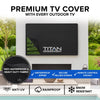 Titan G100 Mini-LED Outdoor TV, Covered Patio, IP65 Smart Weatherproof TV, 4K HDR, 144 Hz, Google AI OS, Up to 3000 Nits, Wi-Fi 6, Dolby Vision & Atmos, Onkyo, Outdoor TV Cover, Slim Bezel, 2 Year Warranty - Titan Outdoor TV
