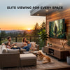 Titan G110 Mini - LED Outdoor TV, Full Sun, IP65 Smart Weatherproof TV, 4K HDR, 165 Hz, Google OS, Up to 5000 Nits, Wi - Fi 6, Dolby Atmos, DTS Virtual, Outdoor TV Cover, Slim Bezel, 2 Year Warranty - Titan Outdoor TV
