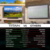 Titan G200 Mini - LED Outdoor TV, Partial Sun, IP65 Smart Weatherproof TV, 4K HDR, 144 Hz, Google AI OS, Up to 3000 Nits, Wi - Fi 5, Dolby Vision & Atmos, Bang & Olufsen, Outdoor TV Cover, Slim Bezel, 2 Year Warranty - Titan Outdoor TV