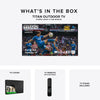 Titan L200 QNED Outdoor TV, Partial Sun, IP65 Smart Weatherproof TV, 4K HDR, 120 Hz, Web AI OS, 1500 Nits, Wi - Fi 6E, HDR10, Outdoor TV Cover, Slim Bezel, 2 Year Warranty - Titan Outdoor TV