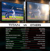 Titan S100 QLED Outdoor TV, Covered Patio, IP65 Smart Weatherproof TV, 4K HDR, 60 Hz, Tizen AI OS, 800 Nits, Wi-Fi 5, HDR10+, Outdoor TV Cover, Slim Bezel, 2 Year Warranty - Titan Outdoor TV