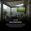 Titan S100 QLED Outdoor TV, Covered Patio, IP65 Smart Weatherproof TV, 4K HDR, 60 Hz, Tizen AI OS, 800 Nits, Wi - Fi 5, HDR10+, Outdoor TV Cover, Slim Bezel, 2 Year Warranty - Titan Outdoor TV