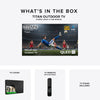 Titan S200 QLED Outdoor TV, Partial Sun, IP65 Smart Weatherproof TV, 4K HDR, 120 Hz, Tizen AI OS, 1000 Nits, Wi - Fi 5, HDR10+, Outdoor TV Cover, Slim Bezel, 2 Year Warranty - Titan Outdoor TV